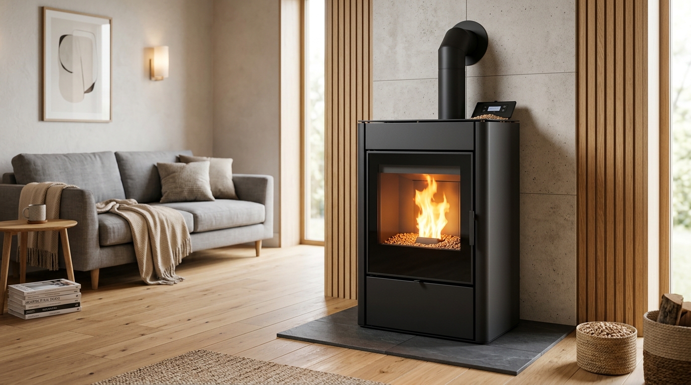 Maxfiree Modern Ev Tipi Pelet Sobası