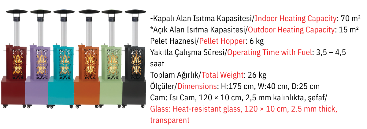 Açık Alan & Bahçe Pelet Sobaları